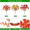 Artificial Fall Flowers for Outdoors Decoration, 12 Bundles Faux Pansies Fake Mums Flower Plants UV Resistant No Fade, Realistic Silk Pansy for Porch Planters Garden Patio Yard (Red Orange Yellow)